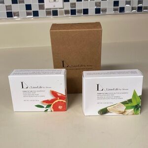 Lime life grapefruit body soap cocoa butter bamboo & dry body brush lot limelife